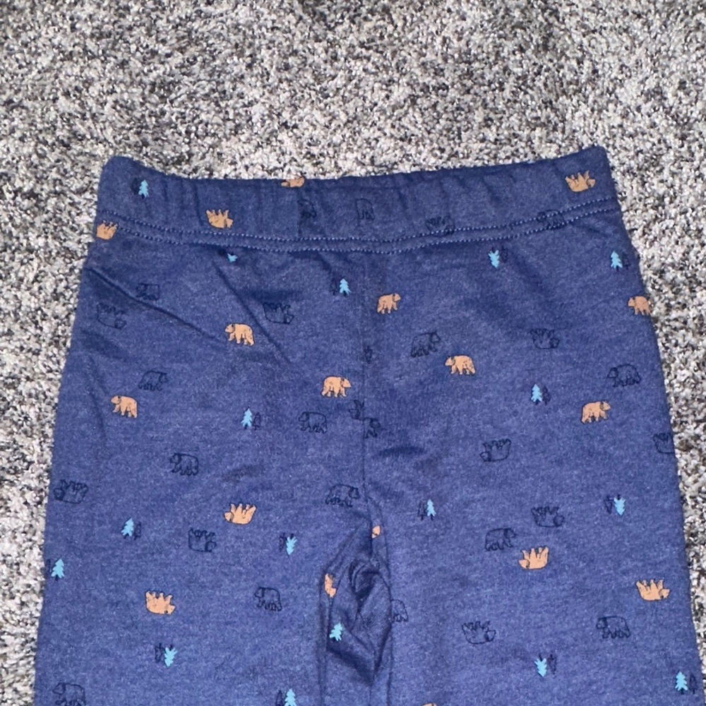 Carter's Beige and Navy Bear Matching Outfit - Picture 11 of 15
